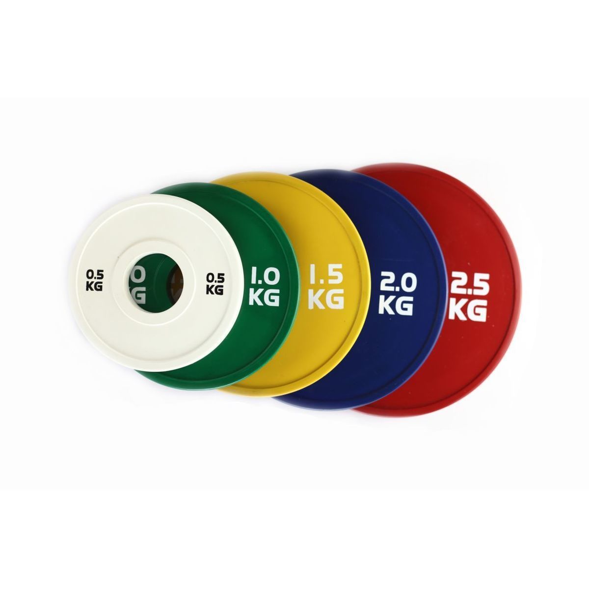 0.5kg Barbell Plate Small Weight Plate Rubber Odorless Coated Large Aperture Home Fitness Hip Push Squat