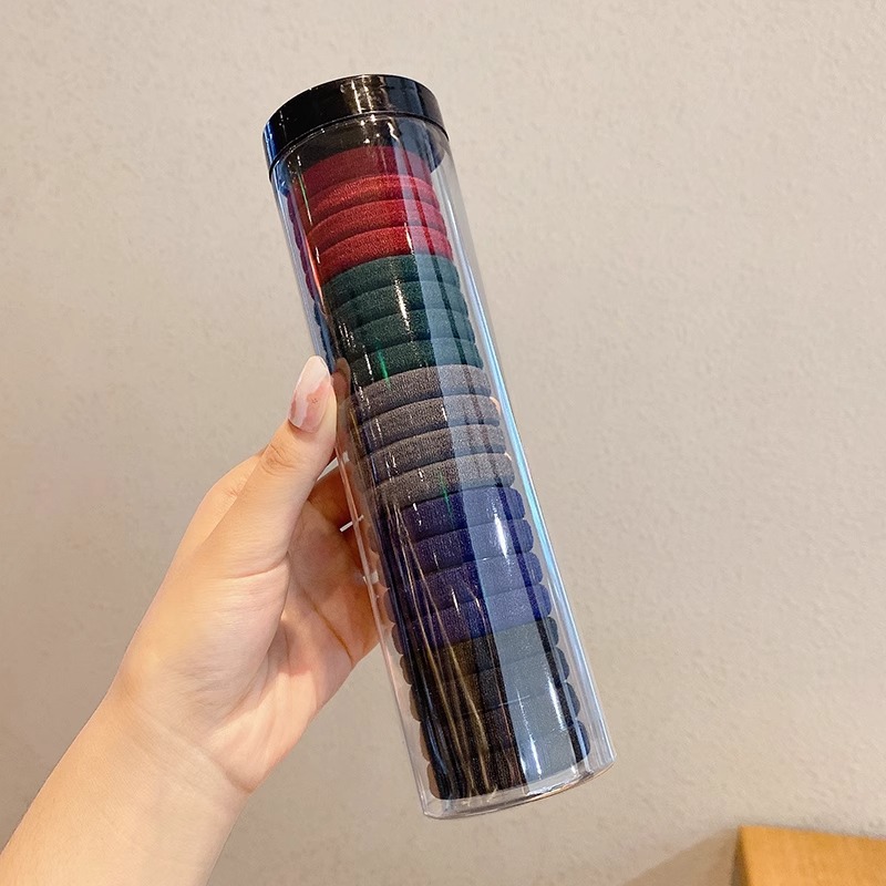 Cuerda para el cabello con cola de caballo alta para mujer 2025 nueva cuerda para el cabello de alta elasticidad y durabilidad para niñas con funda de goma para el cabello