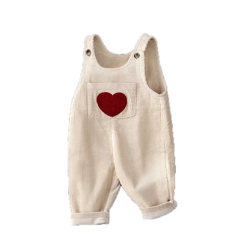 Baby Carrier Pants | Corduroy Stylish and Trendy Children's Spring Pants for Girls and Boys, Toddler Bodysuit