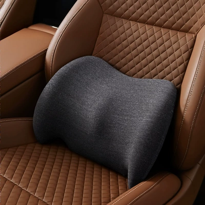 Seat Cushions, Car Lumbar Support, Car: Waist support - dark-heather-gray-milk-silk