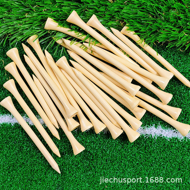 Pelota de golf nail log TEE bola de madera titular de golf con LOGO accesorios de golf