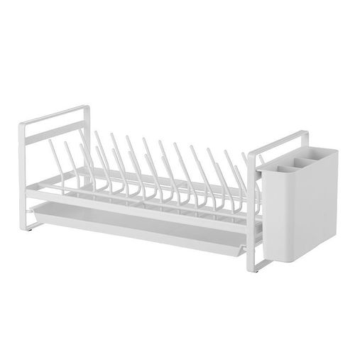 Installation-free single-layer dish storage rack under cabinet sink household drain rack kitchen dish rack small storage rack