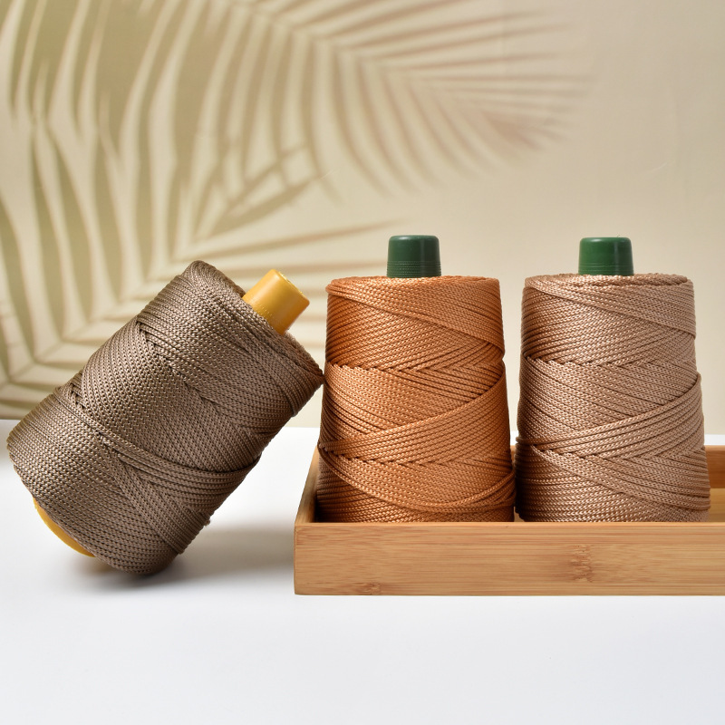 cool hat braided line light body ice silk line ice twine hand woven diy hook bag cushion blanket hollow bright silk coarse wool cool hat braided line light body ice silk line ice twine hand woven diy hook bag cushion blanket hollow bright silk coarse wool