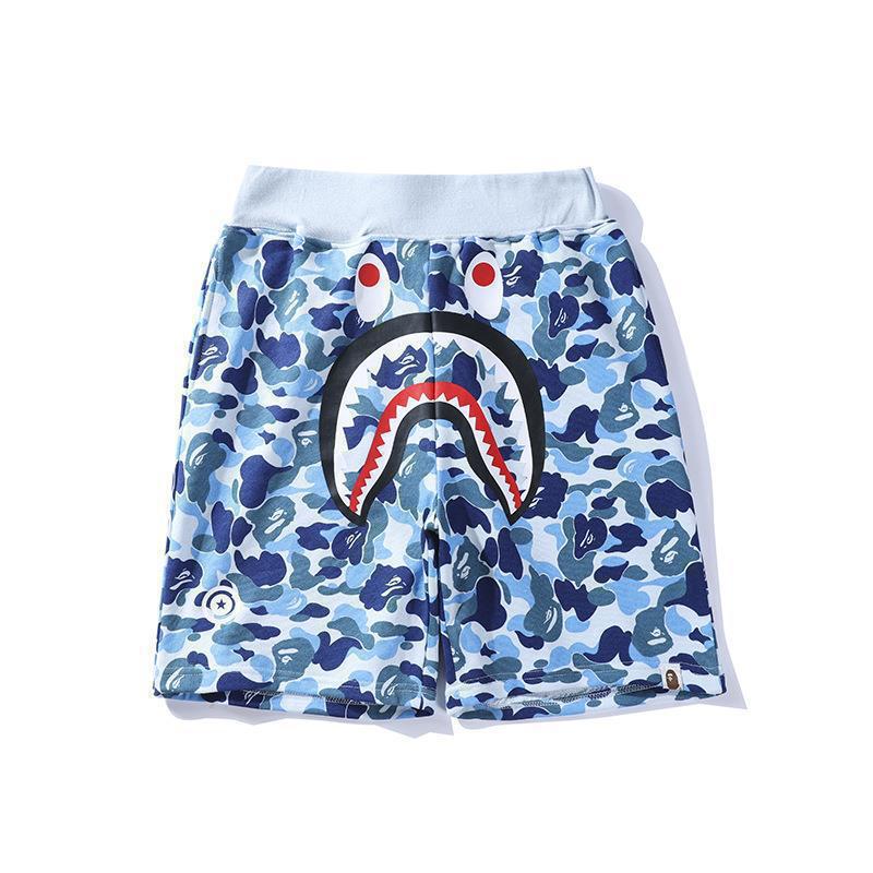 2024 Cross-Border New Bape Shark Head Series 3D Digital Printing Men's and Women's Casual Sports Shorts Trendy Brand 2024 Cross-Border New Bape Shark Head Series 3D Digital Printing Men's and Women's Casual Sports Shorts Trendy Brand