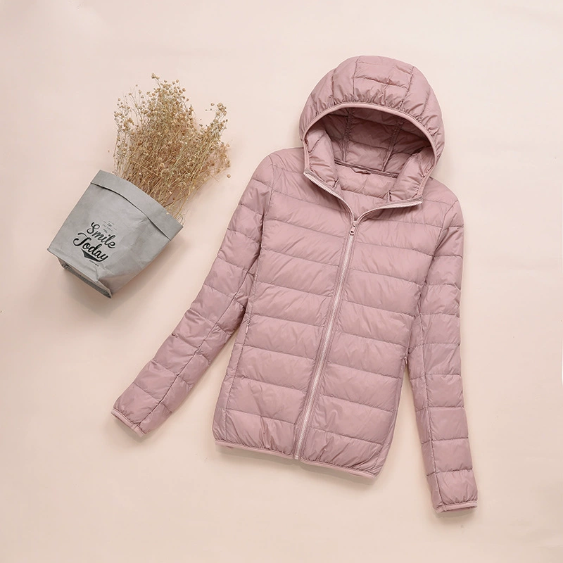 Демисезонная бархатная куртка с пухом из утиного пуха, Standing Collar или капюшон, легкая весна 2025