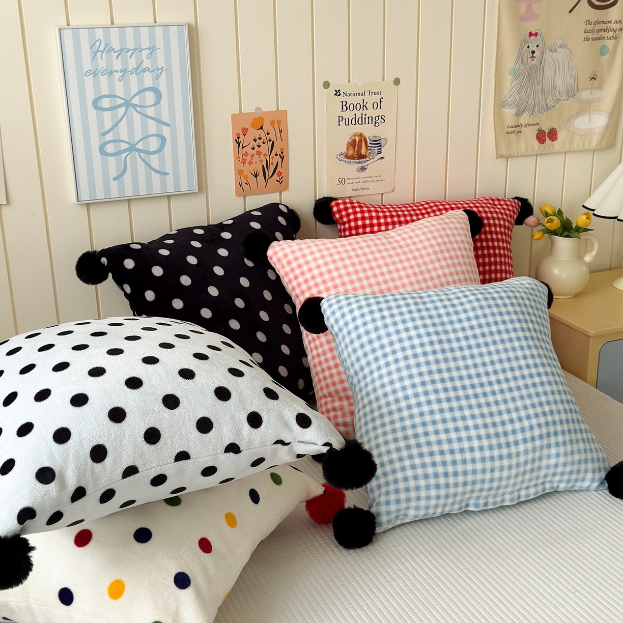 Nuevo estilo simple de almohada de cabello de vello para la sala de estar almohada de respaldo corta de arena para el hogar simple cojín sobre la oficina en el viento