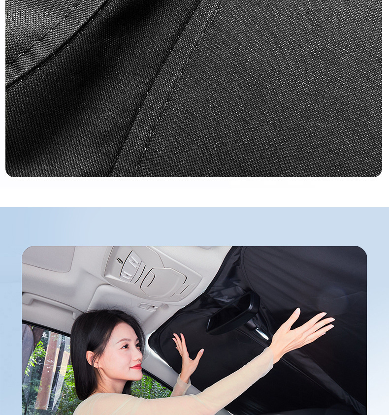 For Tesla model3Y Rejuvenation New Edition Privacy Secret Sunshade Window Full Shading Sun Visor Sun Protection Peeping