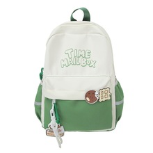 新款小众ins简约书包大学生学院风轻便双肩包小清新上课双肩包