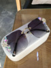 Trend sunglasses, square glasses, 2021 collection, gradient