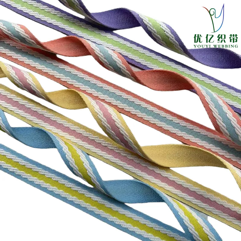 poliéster y algodón entre la cinta de color mascota cuerda de tracción perros gatos collares accesorios decorativos hechos a mano arco iris cinta trenzada joyas