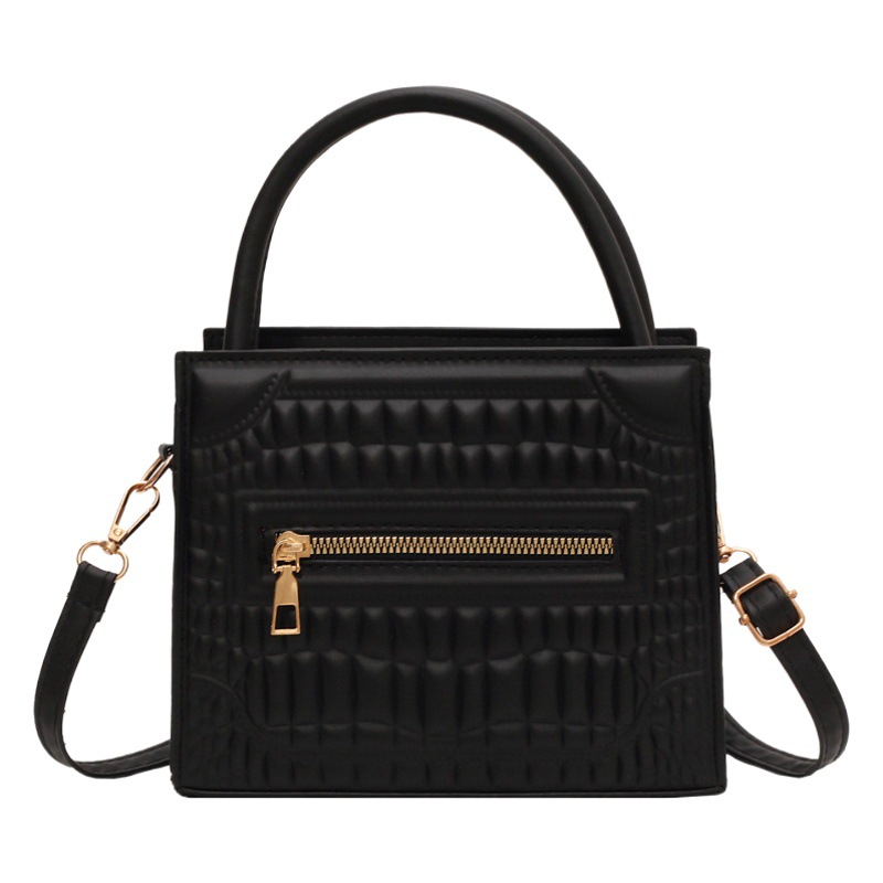 2023 nuevo bolso de las mujeres moda hombro axila bolso de las mujeres casual de gran capacidad color sólido cocodrilo patrón bolsa de mensajero