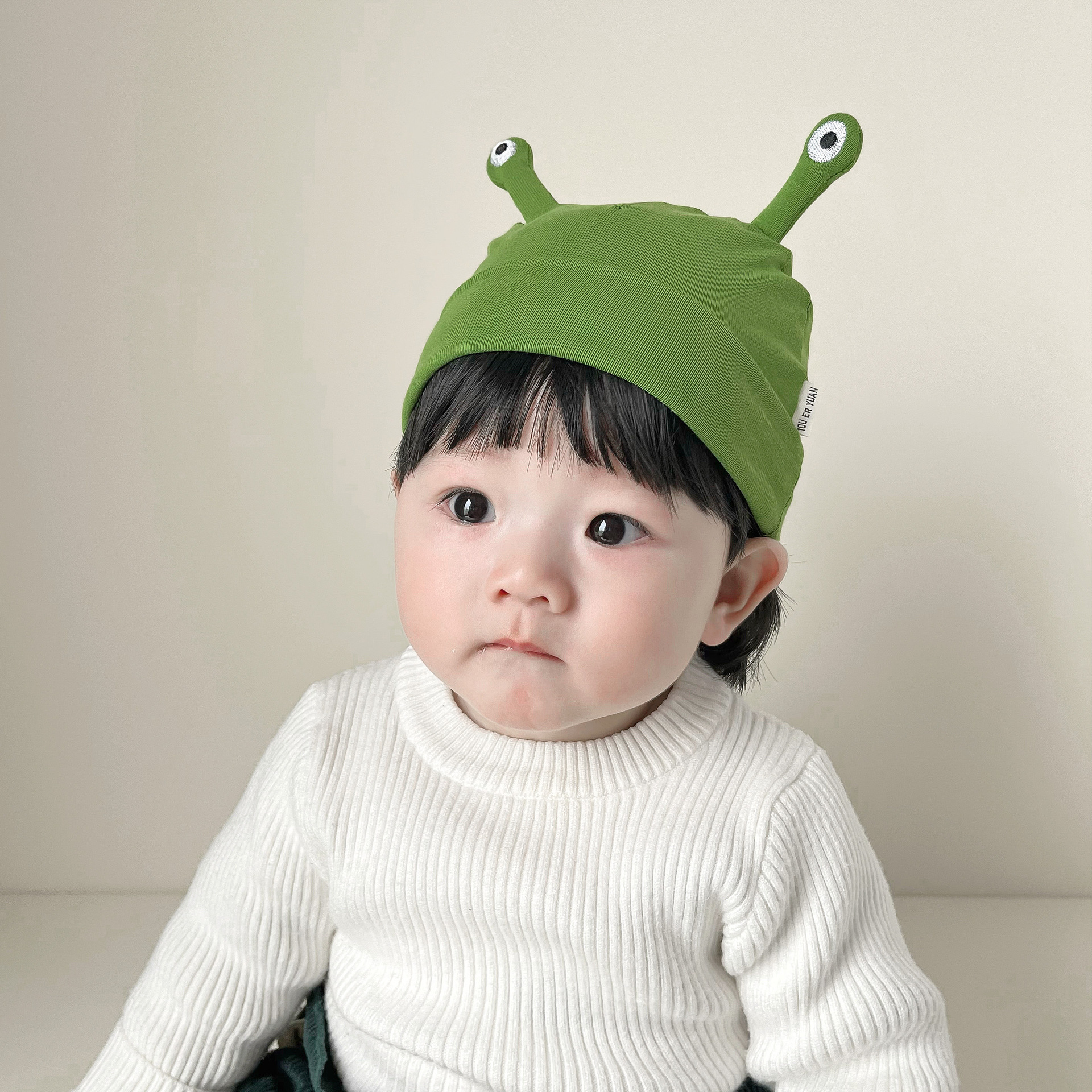 Children Unisex Fashion Solid Color Patchwork Baby Hat display picture 15