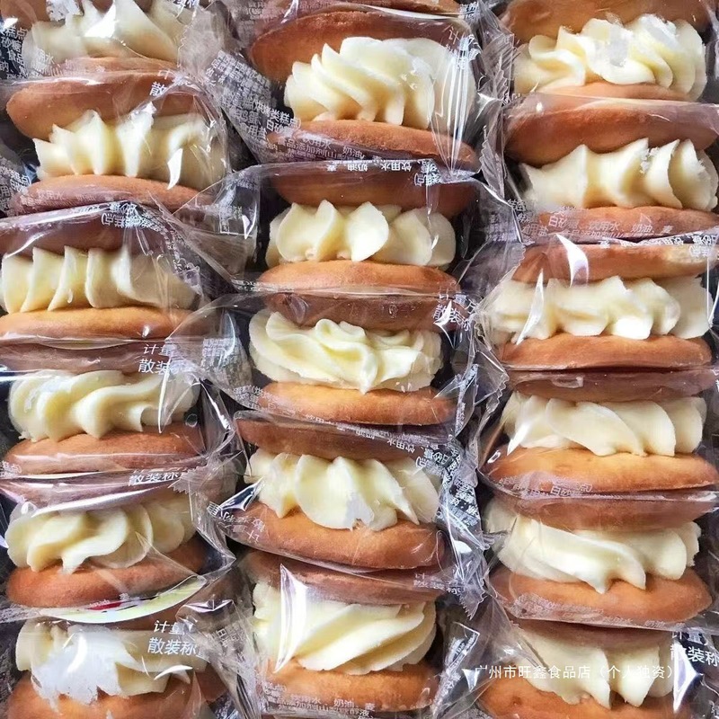 ドールケーキ ハードクリーム 昔ながらのイエロークリームサンドケーキ 四川名物 子供の頃の懐かしいペストリー バルクスナック|undefined