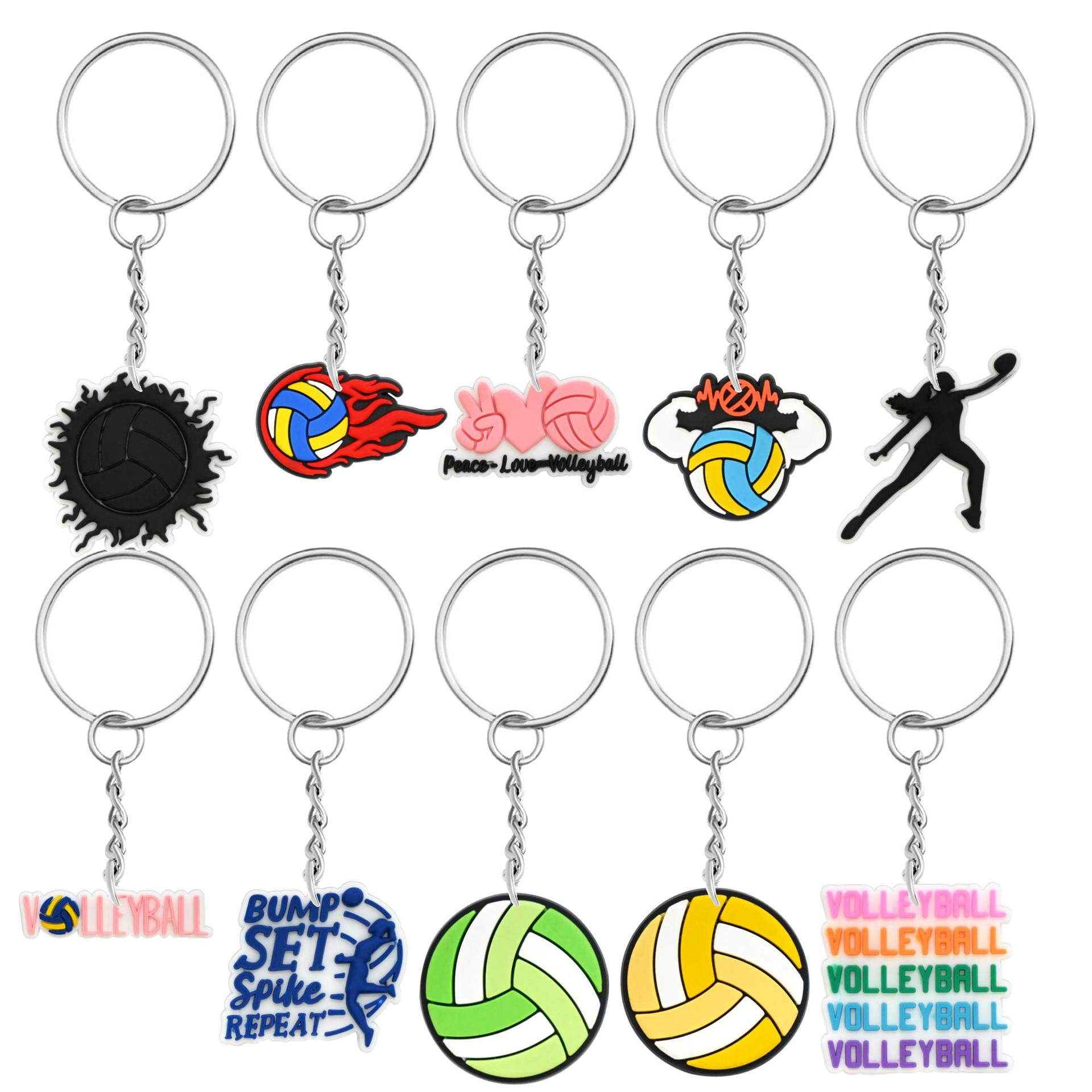 Nuevo deportivo serie de acessorios de pegamento suave de PVC DIY accesorios de llaves de decoración accesorios de caja de teléfono móvil accesorios de cabello al por mayor