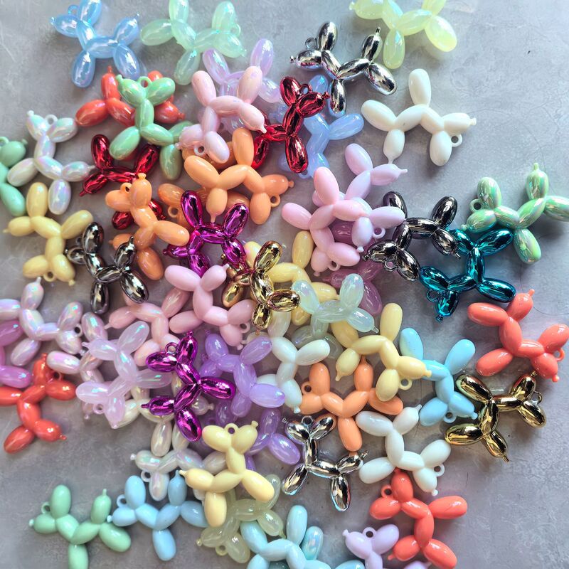 acrylic color bubble dog phone key pendant bubble dog diy cartoon bubble dog pendant accessories