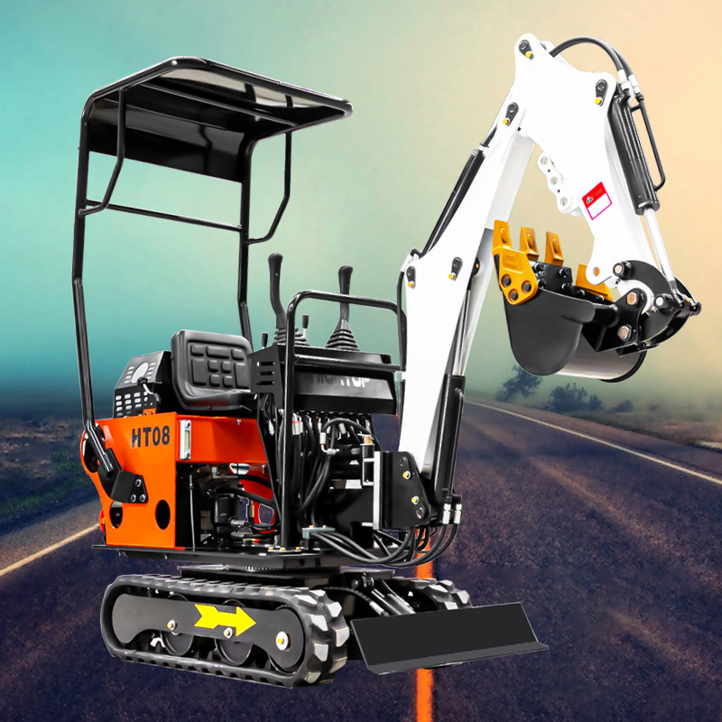 出口农用果园大棚小型钩机 工程园林微型挖土机 迷你履带挖掘机