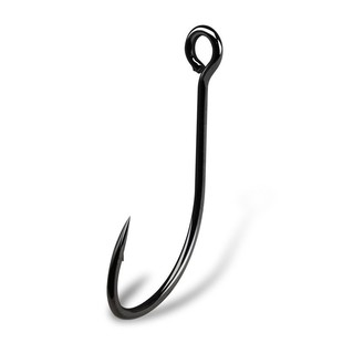 Luya fishing gear fish hook big eye horse mouth hook 4#-12# single hook sharp barbed hook pointed fish hook wholesale