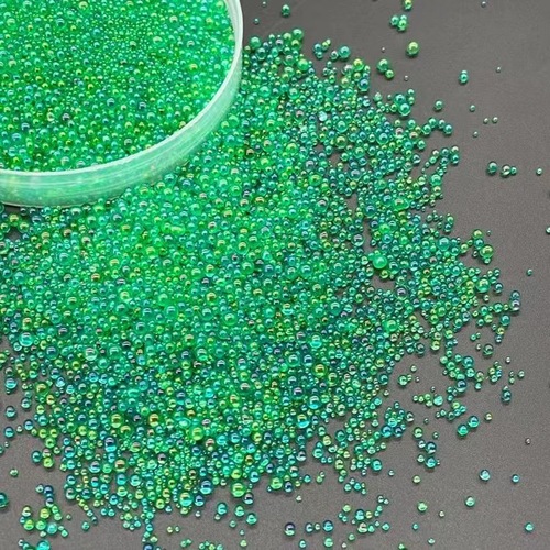 Symphony bubble beads mixed wave beads nail art diy jewelry accessories non-porous glass beads micro beads bubble beads