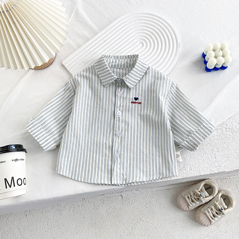 Chaleco para niños, ropa de primavera y otoño, suéter de estilo extranjero, cuello redondo, estilo universitario, tendencia retro, suéter a rayas para hombres y mujeres, tendencia