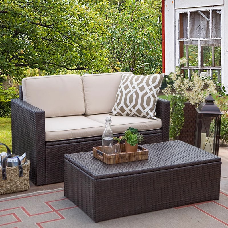 Almacenamiento doble + mesa de té