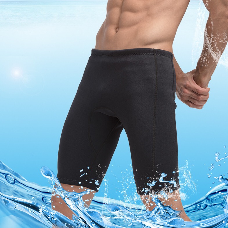 3mm Diving Pants, Cold-Proof and Warm Swimming Trunks, Shark Pants Wetsuit, Men's Five-Quarter Pants, Swimming Trunks, Beach Surfing Swimwear