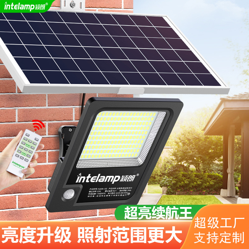 Yinglang Solar Outdoor Light: Smart Sensor Wall Lamp for Courtyards, Gardens, and Pathways—High-Power, Waterproof Street Lighting