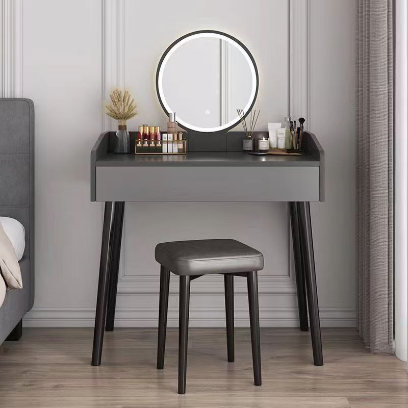 Tocador de viento, habitación de niña, apartamento pequeño, celebridad de Internet, gabinete de maquillaje simple, espejo, mesa de maquillaje, hogar al por mayor