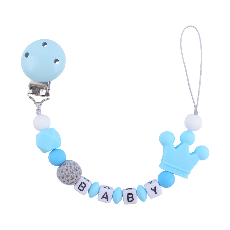 Infantil chupete cadena bebé creativo animal de dibujos animados conejo mordedura molar pulsera juguete