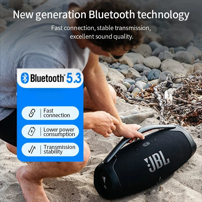 Динамик Bluetooth J.B.L Boombox3 Wi Edition Music Warrior