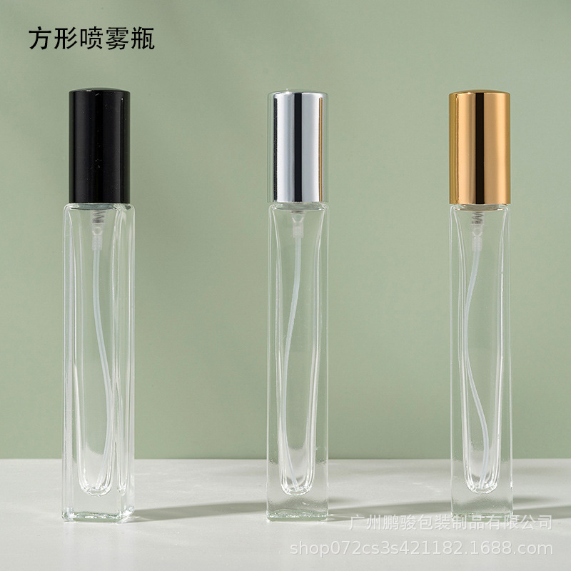 現品10ml角型香水分注瓶厚い底スプレー瓶円形香水瓶10mlひし形スプレー瓶|undefined