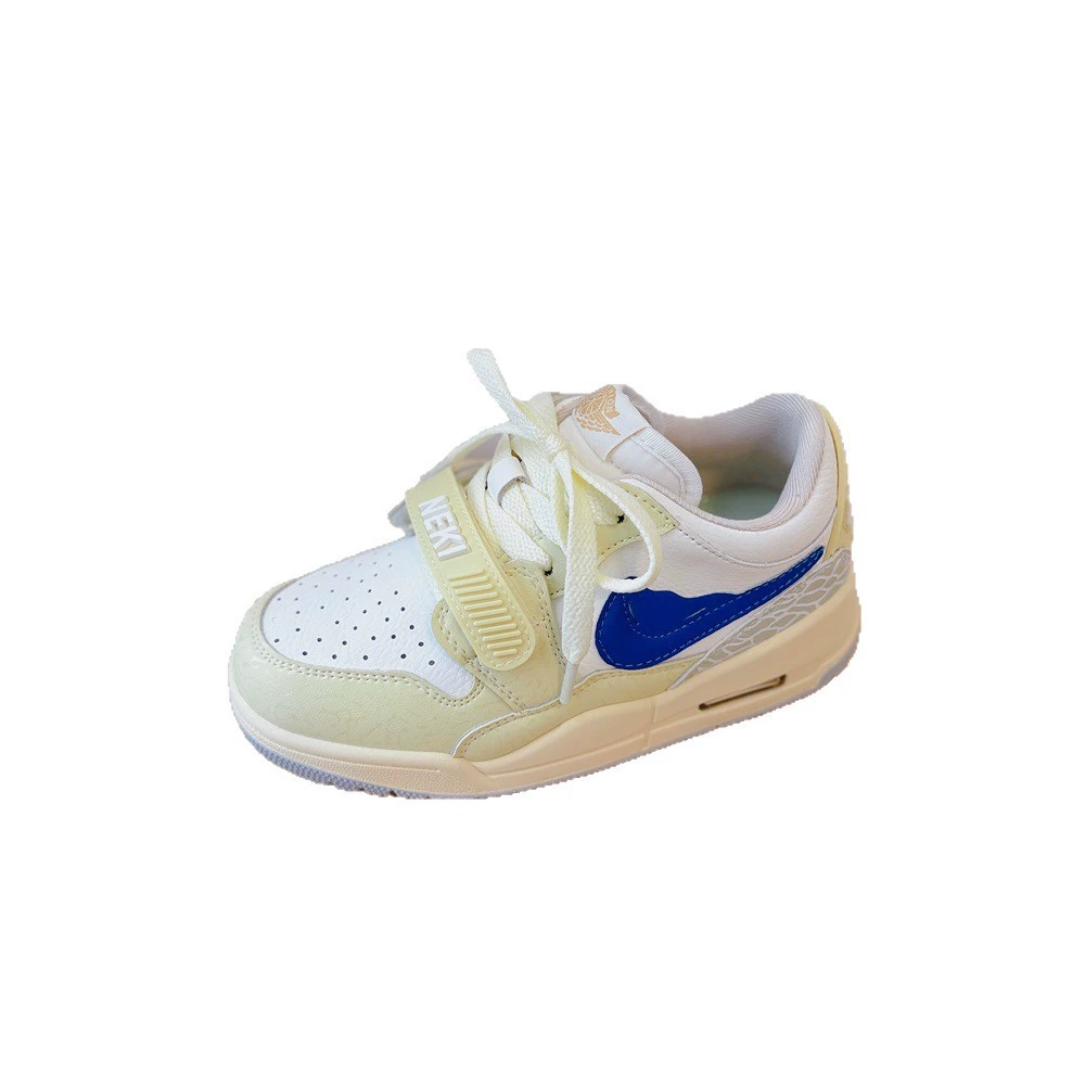 Air Jordan, комфортная спортивная повседневная обувь для отдыха для мальчиков, баскетбольная обувь, 2025 год, осень, тренд сезона, мягкая подошва, корейский стиль, западный стиль