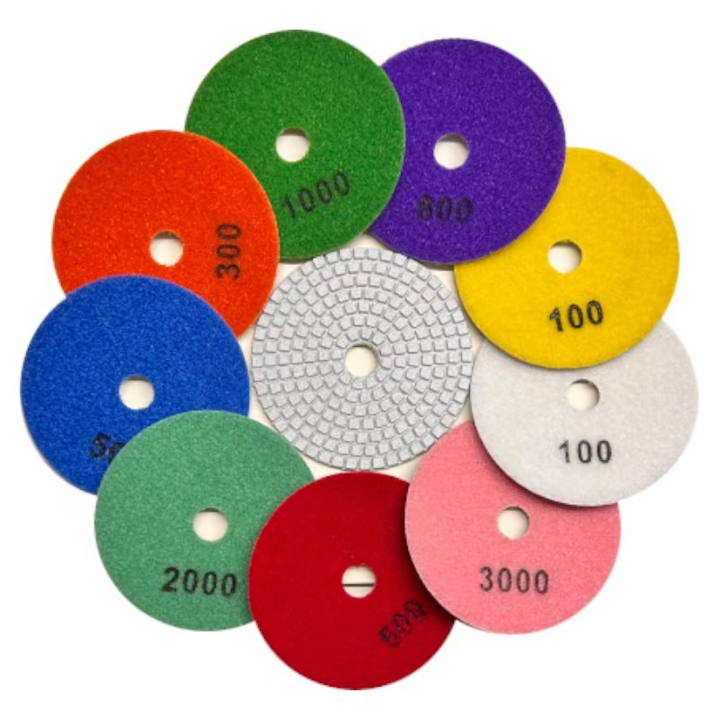 Disco de molienda de agua 80 100mm disco de molienda de agua de mármol/disco de molienda de agua de Piedra/disco de renovación/disco de molienda suave de diamante