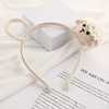 Three dimensional knitted headband handmade, woven hair accessory, hairpins for face washing, cat, tiger