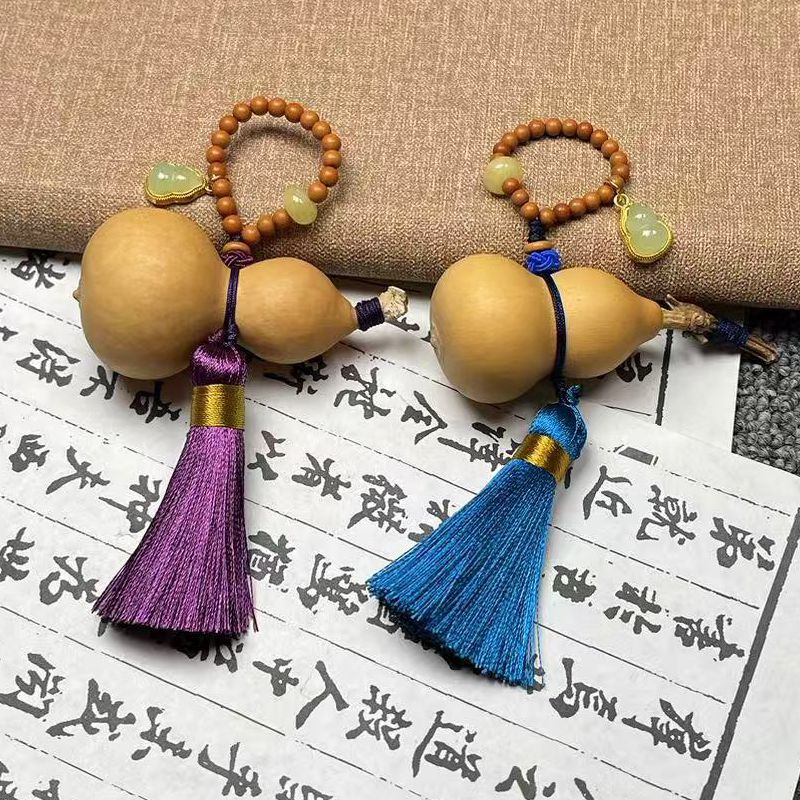 批发天然手捻文玩葫芦把玩随身便携手把件创意包包挂饰送礼工艺品