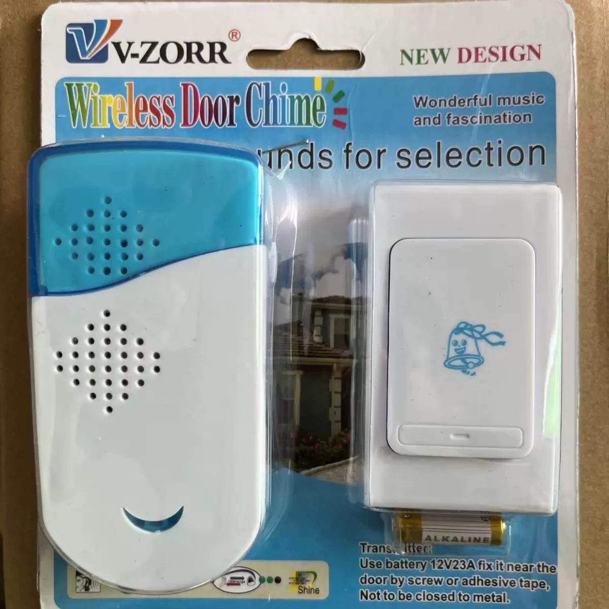 VZORR DRSCKN远距离遥控门铃无线门铃新款家用老人呼叫器家用智能
