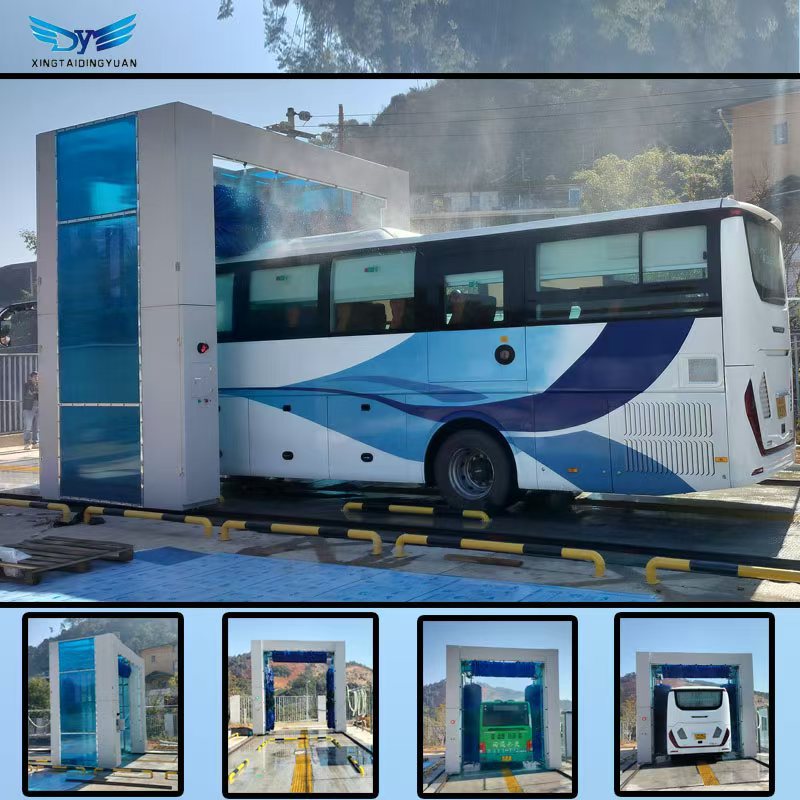 Dingyuan autobús camión autobús equipo automático de lavado de automóviles computador fabricante de lavadora inteligente de vehículos grandes