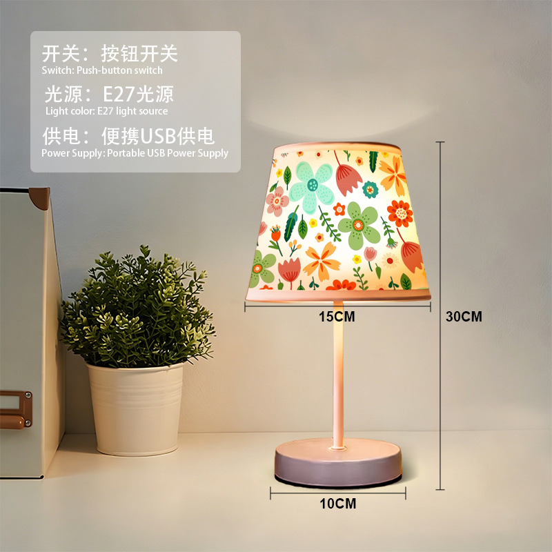 Flor de dopamina pequeña lámpara de escritorio decoración de luces de atmósfera luces de cabecera del dormitorio luces de noche para dormir image 18