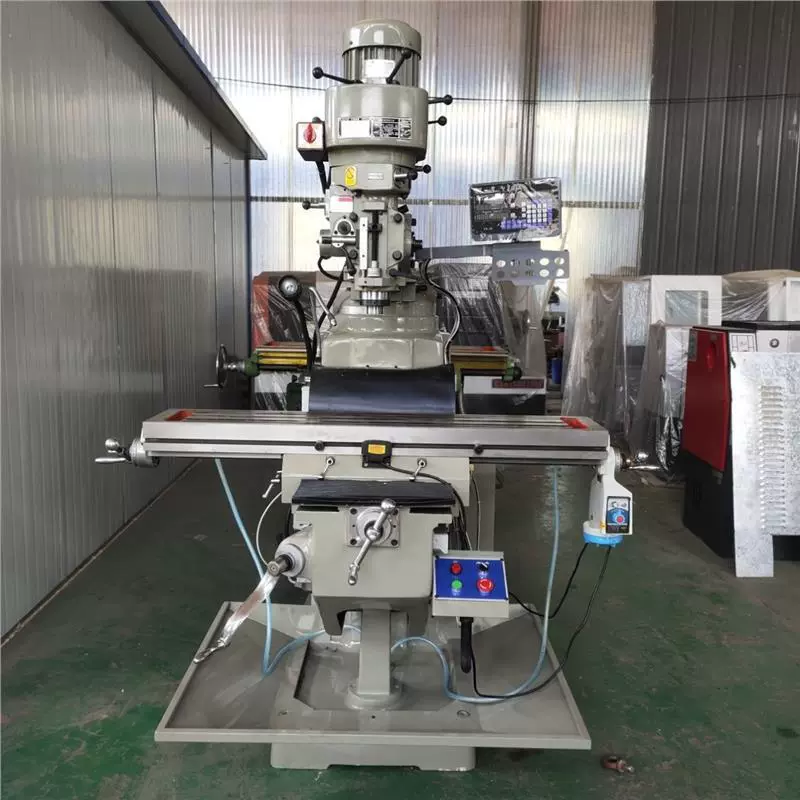 Фрезерный станок с поворотной головкой 4H Вертикальный фрезерный станок с поворотной головкой M4 Универсальный фрезерный станок с поворотной головкой № 4 высокоточный многофункциональный фрезерный станок с поворотной головкой № 3