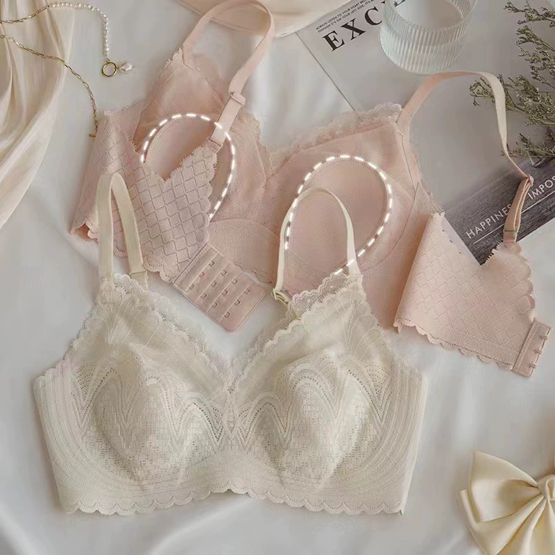 Ultra thin sexy underwear, wireless bra