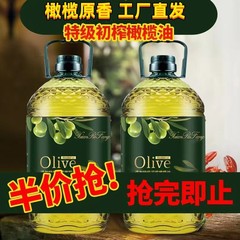 初榨橄榄油转基因升烹饪炒菜5装非斤5油食用植物调和油家用其他
