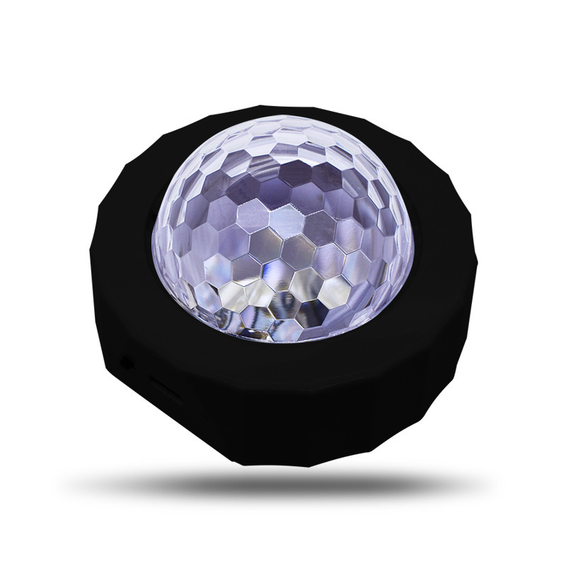 Luz de atmósfera recargable bola mágica USB controlada por voz lámpara de ritmo inalámbrica sin modificación lámpara de decoración interior