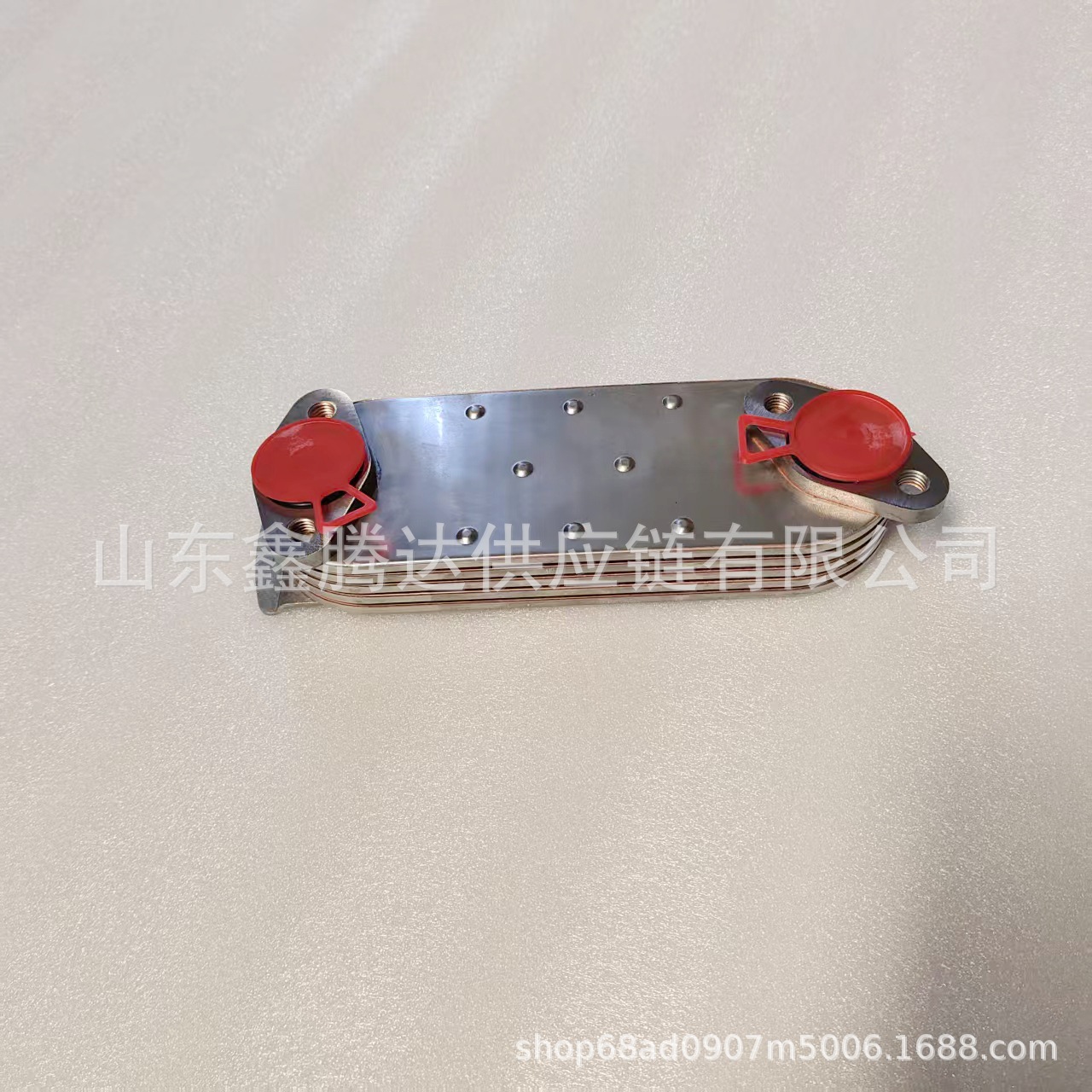 Factory Direct Supply of Engine Oil Cooler for Japanese Cars, Auto Parts Ok55114701 with 5-Layer Water Deflector