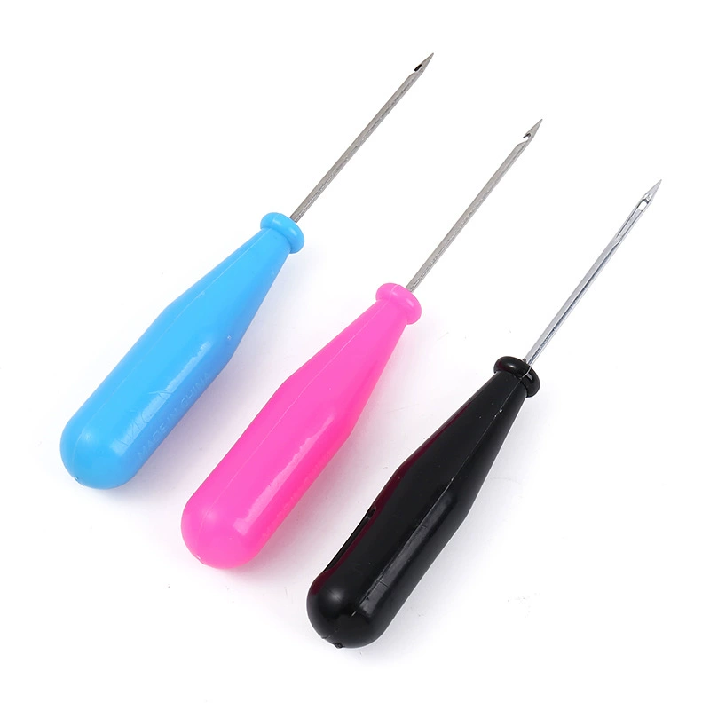 Цветная пластиковая ручка шило ручной работы кожи перфорирования позиционирования крючка конуса ремонтная обувь обувь на подошве инструмента с отверстием конус