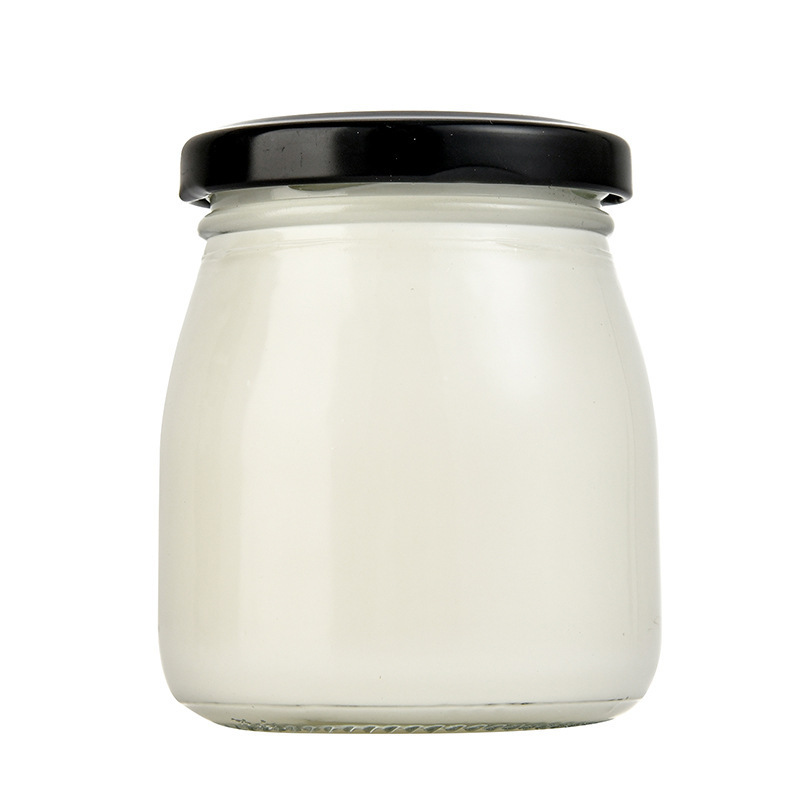 Fábrica al por mayor botella de leche de seda de 100ml 200ml botella de vidrio de leche fresca 250ml 500ml 1000ml ácido