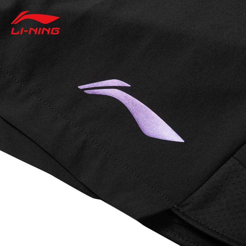 LI-NING 李寧 バドミントン 新しいメンズ スポーツ ショーツ 速乾性 通気性 スポーツ 競技 トレーニング AKSU475|undefined