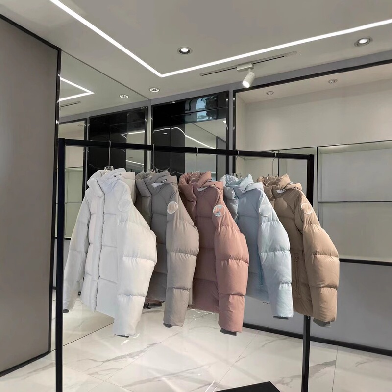 Big Goose White Label Down Jacket, Ouyang Nana's Same Style, Capsule Taro Purple Down Jacket, Foreign Trade Wholesale Parka Coat