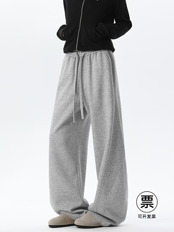 American Cotton Blend Spring Fall Patchwork Long Pants Loose Wide Leg Men's Casual Sports Pants Straight Drop Curved Blade Sweatpants American Cotton Blend Spring Fall Patchwork Long Pants Loose Wide Leg Men's Casual Sports Pants Straight Drop Curved Blade Sweatpants