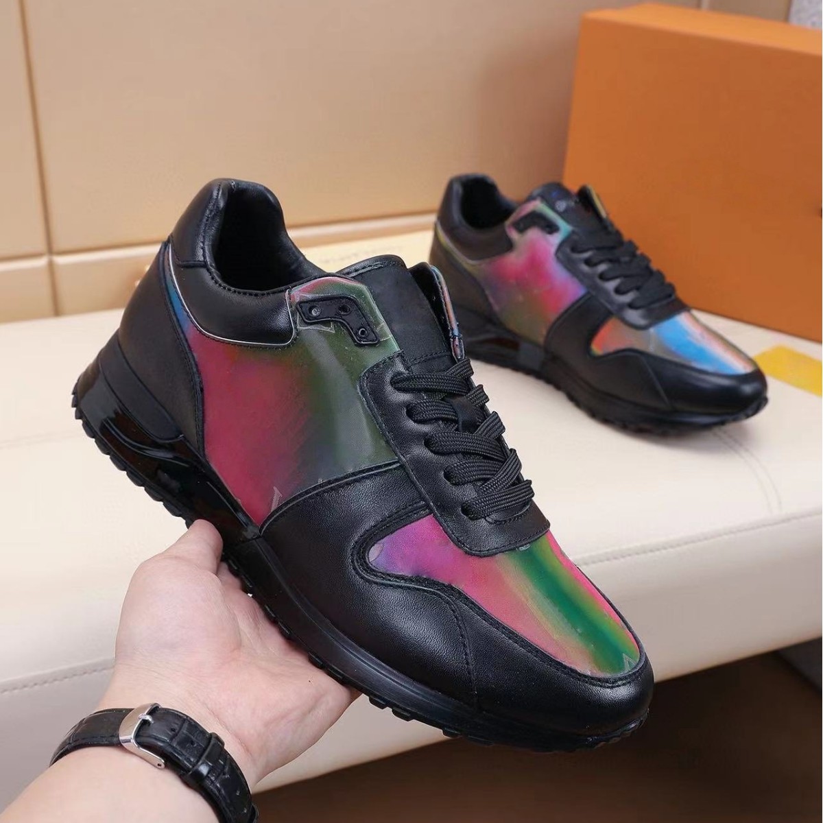 Herren Freizeitschuhe Aus Echtleder Für Mode Und Sport_voghion.com