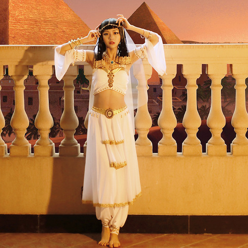 Anime character cosplay Cleopatra performance dance costume Halloween anime dance performance costume set performance costume