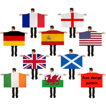 2026世界杯披风旗体育赛事球迷用品袖套帽子世界杯披肩旗跨境定制